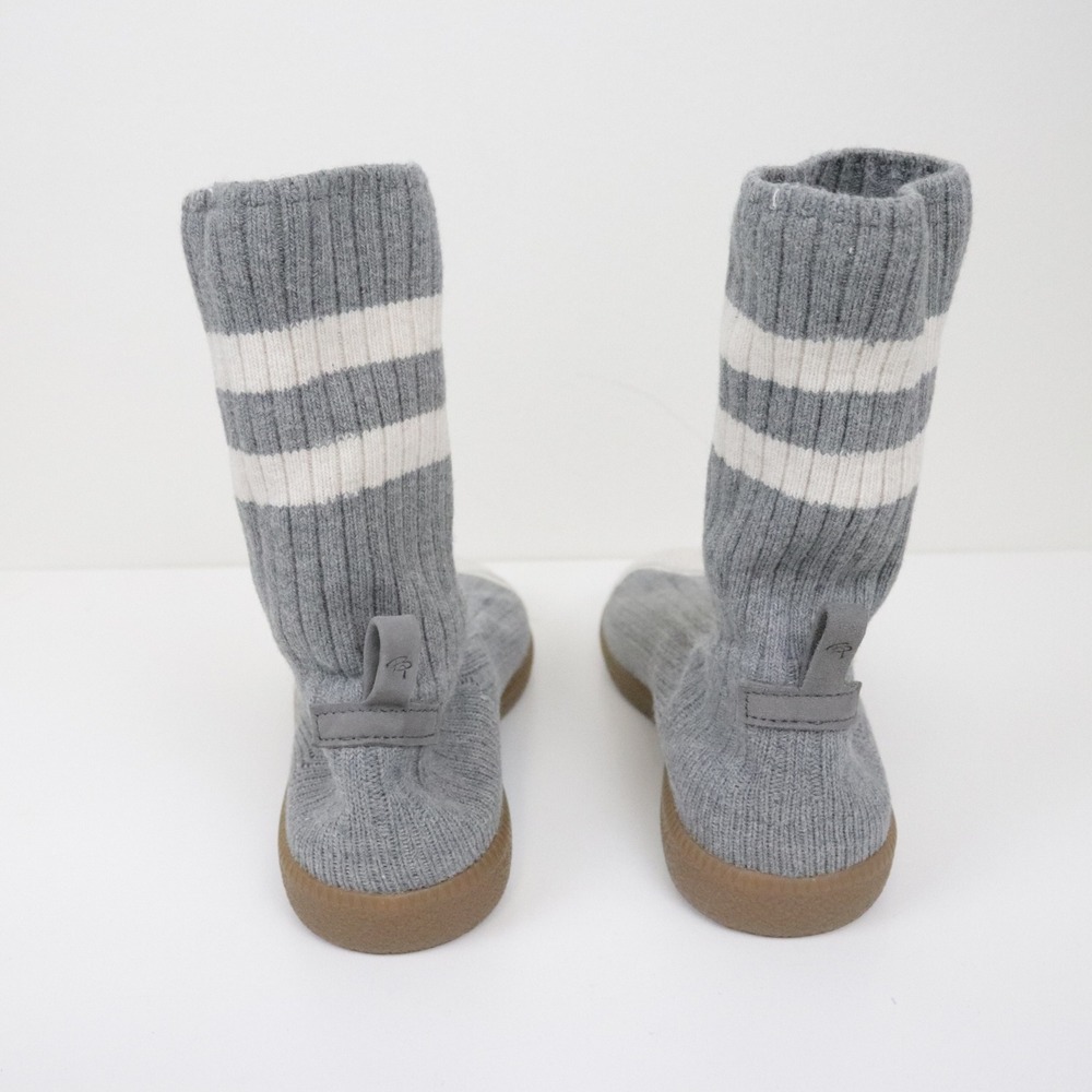 Brave Pudding Varsity Strolls Womens Sock Shoe 8 Grey Knit Sneakers - Picture 6 of 9